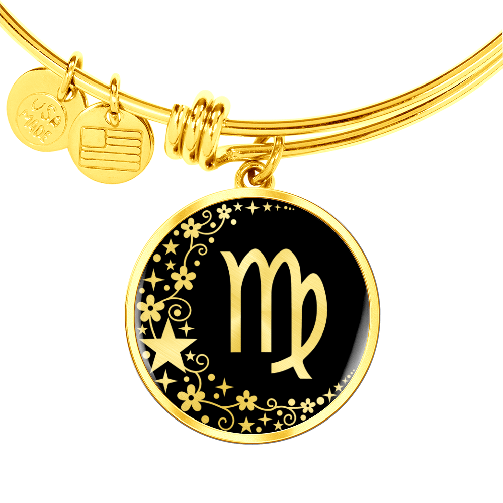 Virgo Zodiac Pendant Bracelet