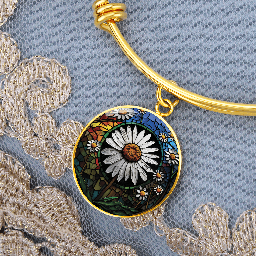 Daisy Pendant Bracelet