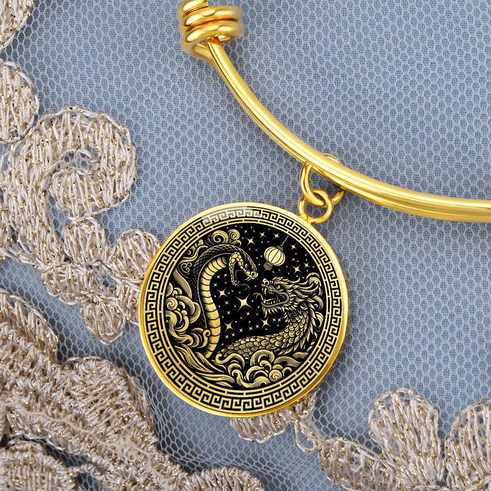 Year of The Snake and Dragon Bracelet