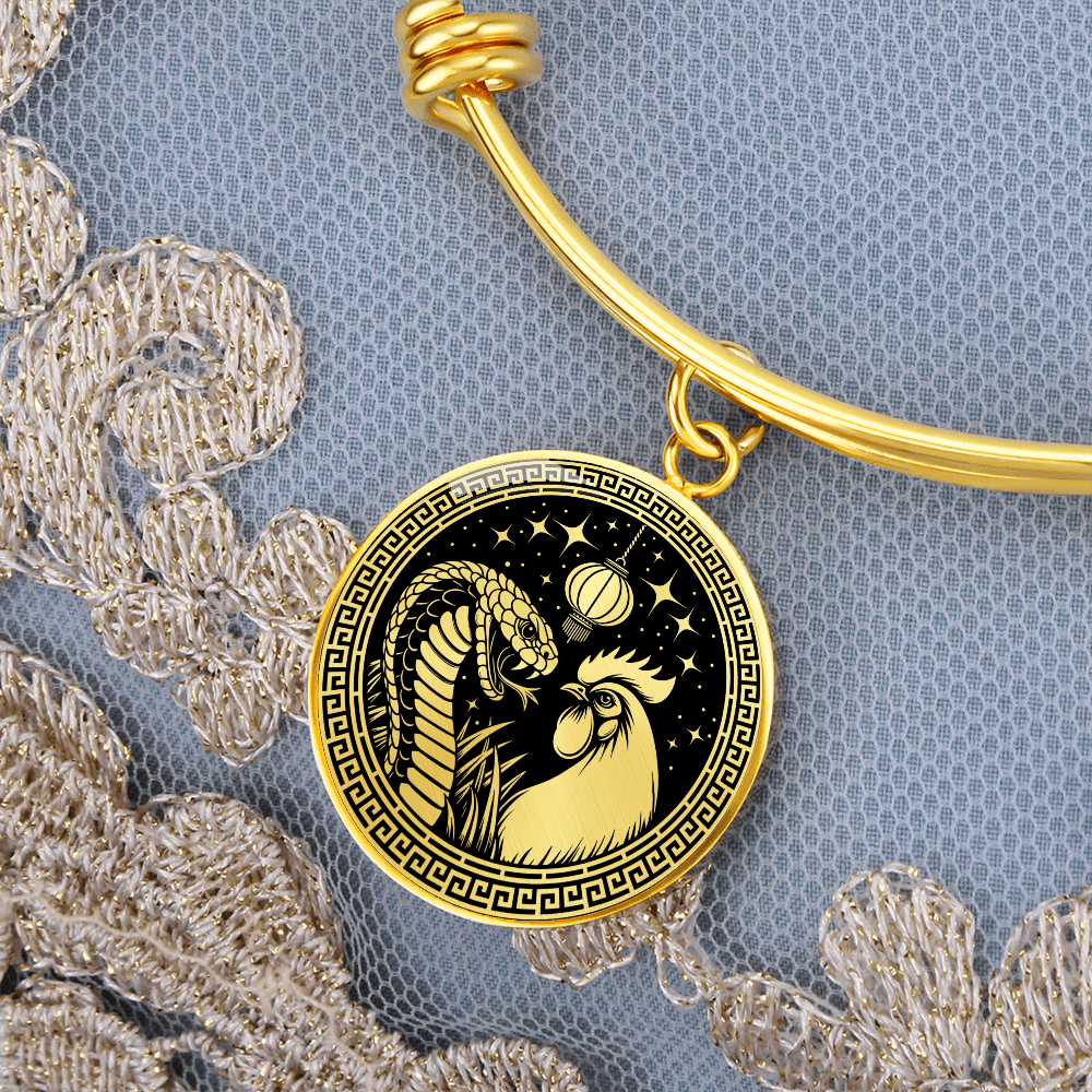 Year of The Rooster and Snake Bracelet