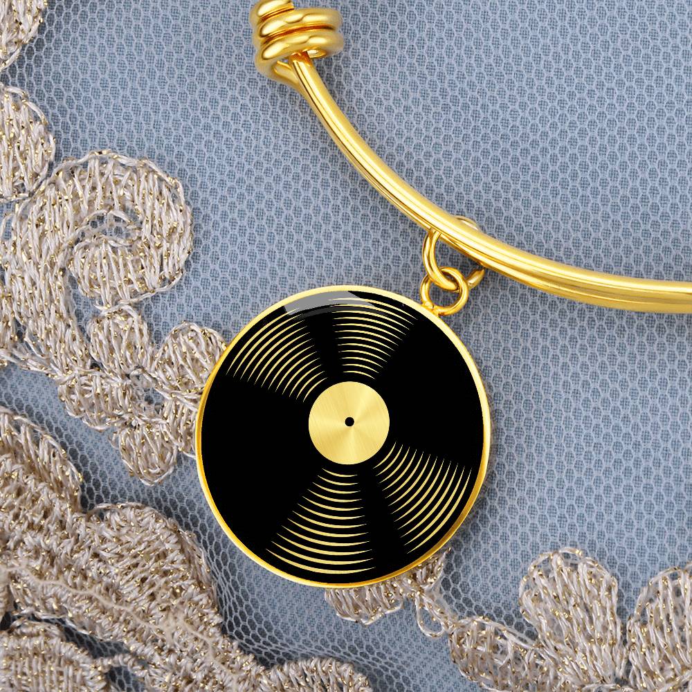 Custom Vinyl Record Bracelet