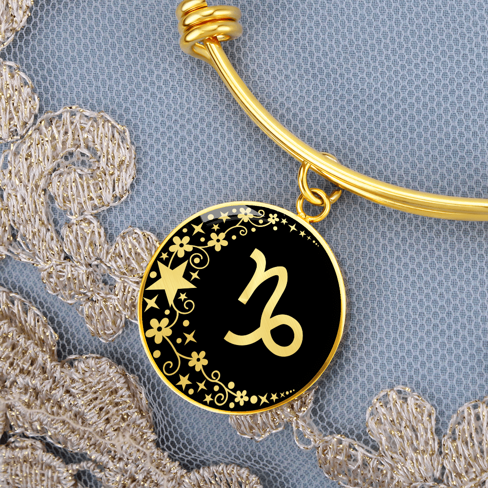 Capricorn Zodiac Pendant Bracelet