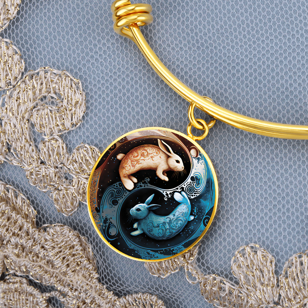 Yin Yang Rabbit Bracelet