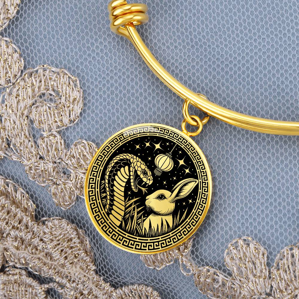 Year of The Rabbit and Snake Bracelet