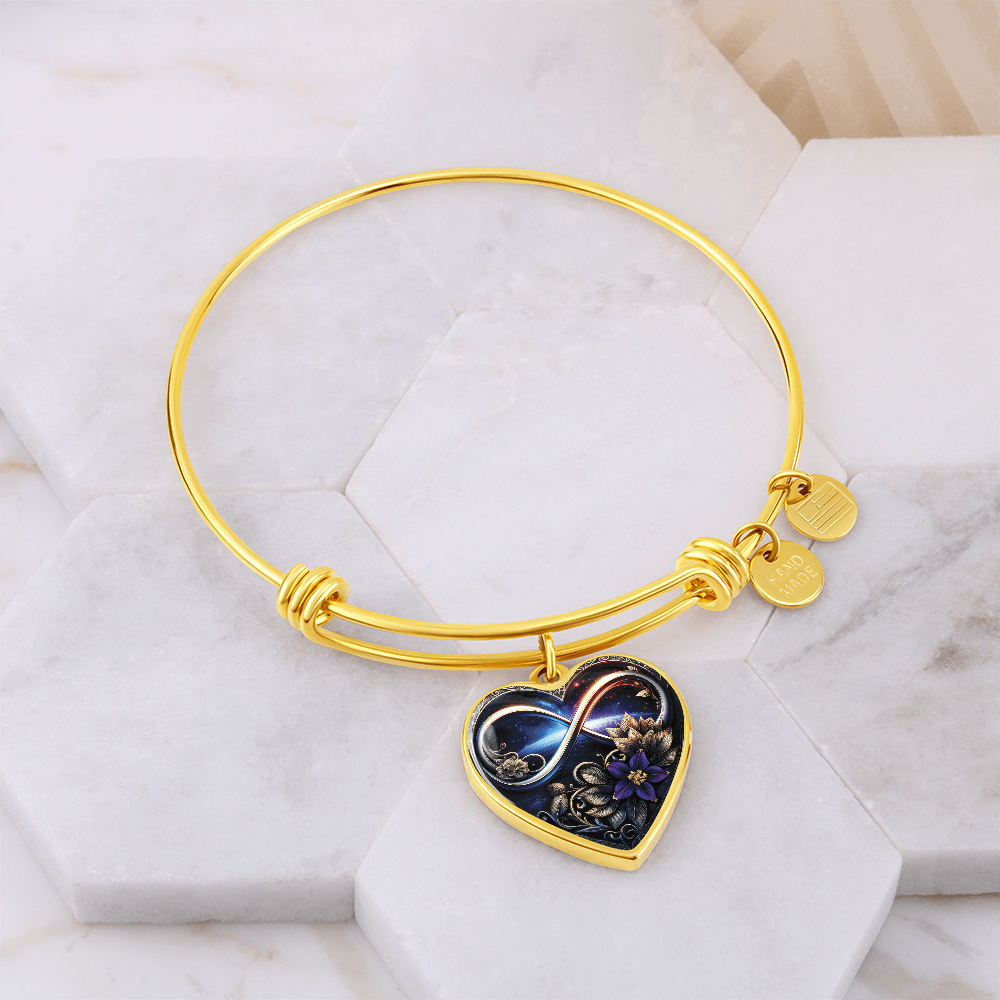 Infinity Larkspur Bracelet