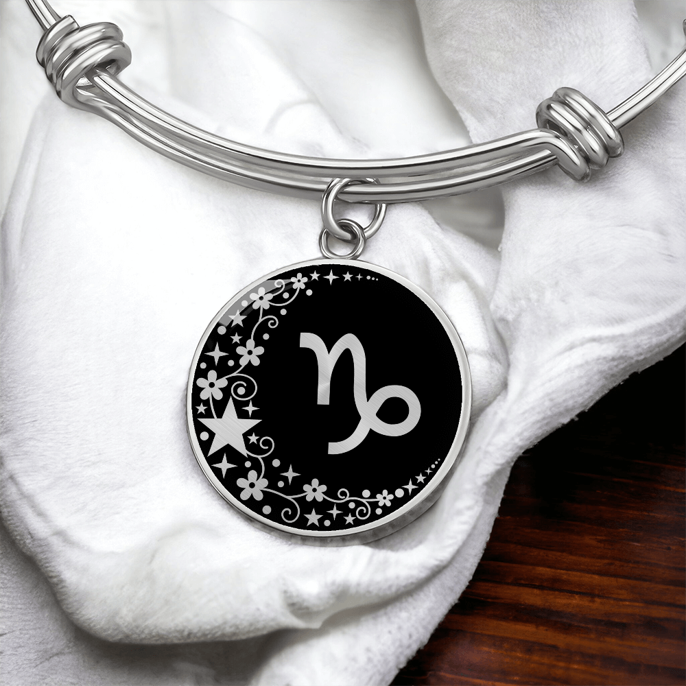 Capricorn Zodiac Pendant Bracelet