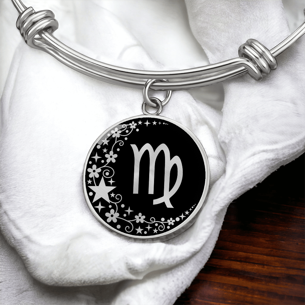 Virgo Zodiac Pendant Bracelet