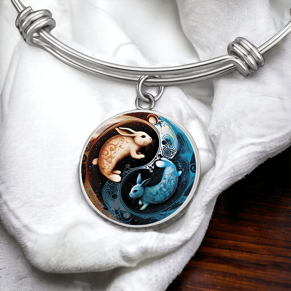 Yin Yang Rabbit Bracelet