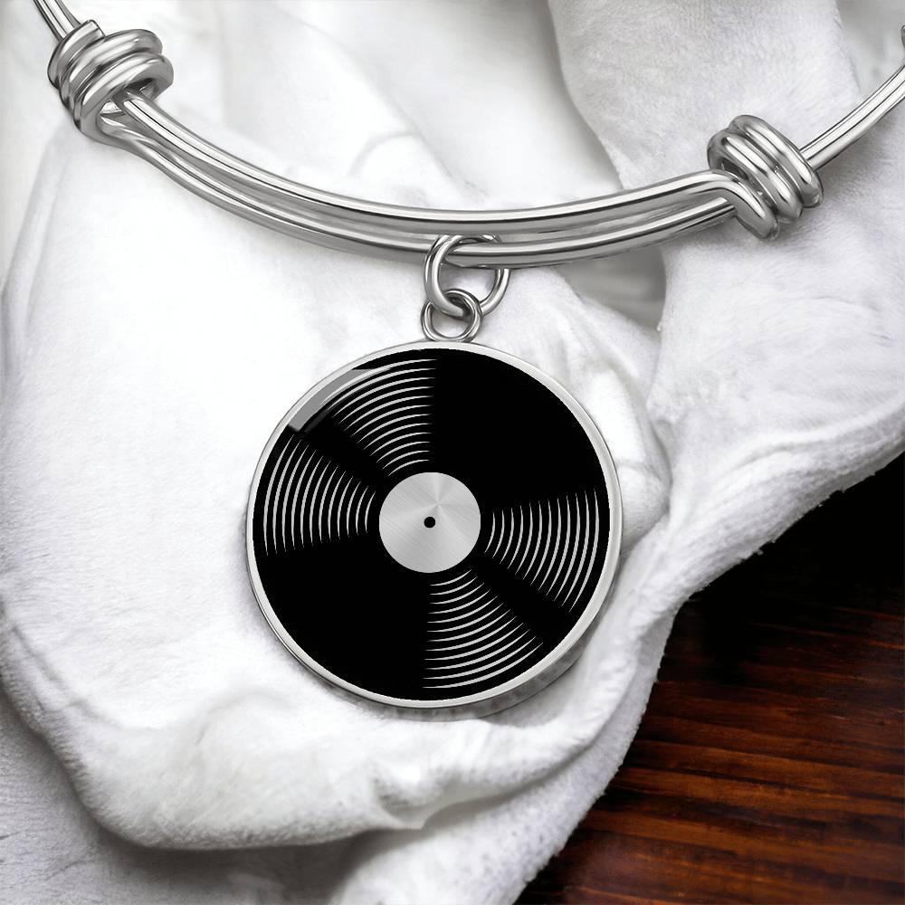 Custom Vinyl Record Bracelet