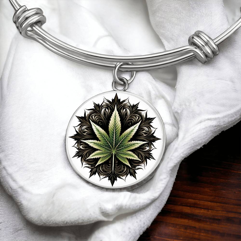Marijuana Leaf Bracelet