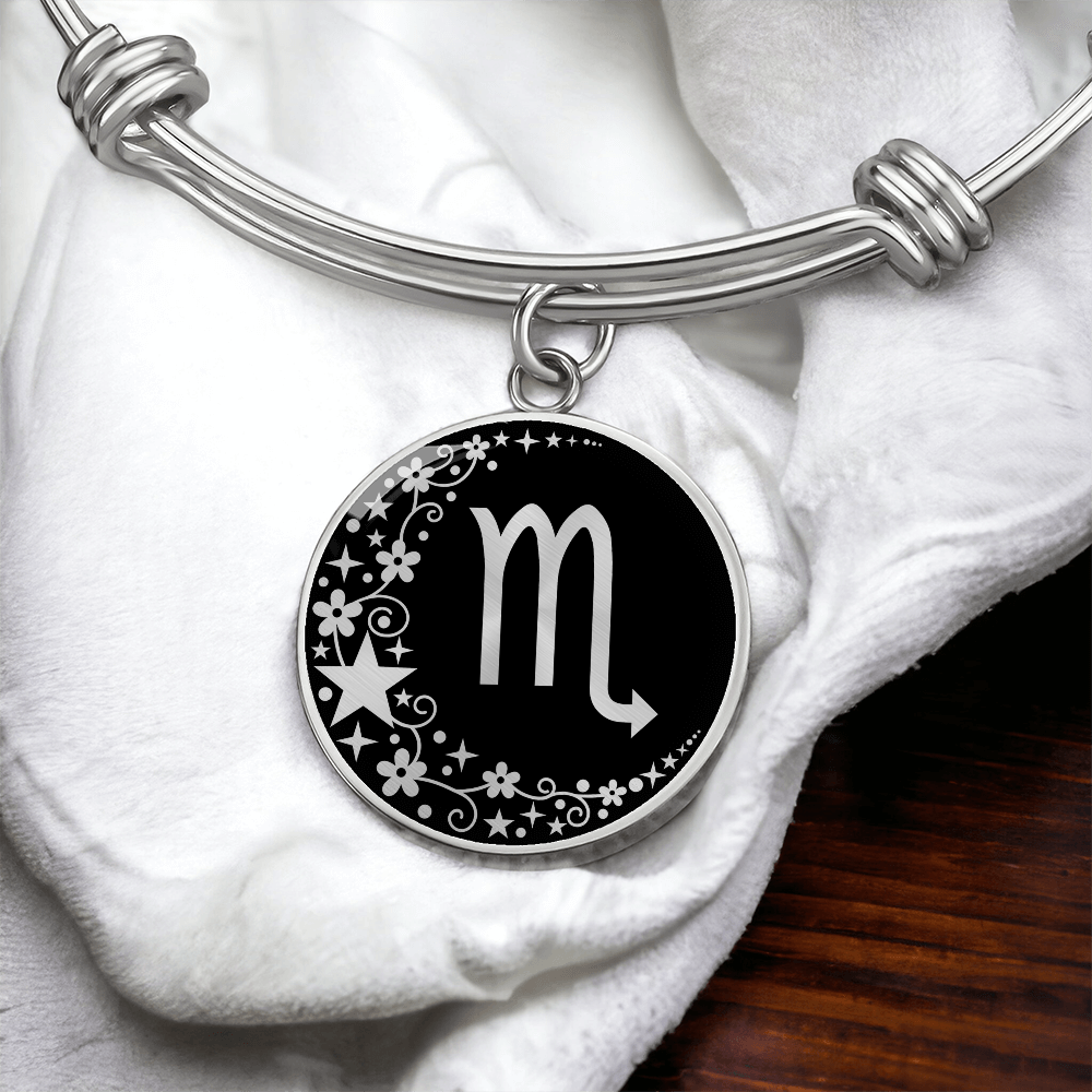 Scorpio Zodiac Pendant Bracelet