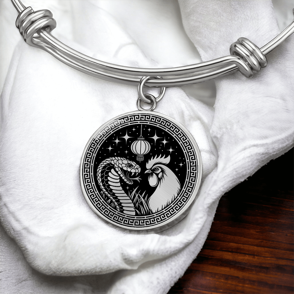 Year of The Rooster and Snake Bracelet