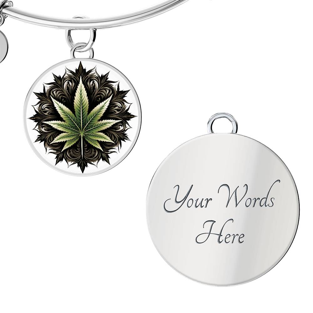 Marijuana Leaf Bracelet