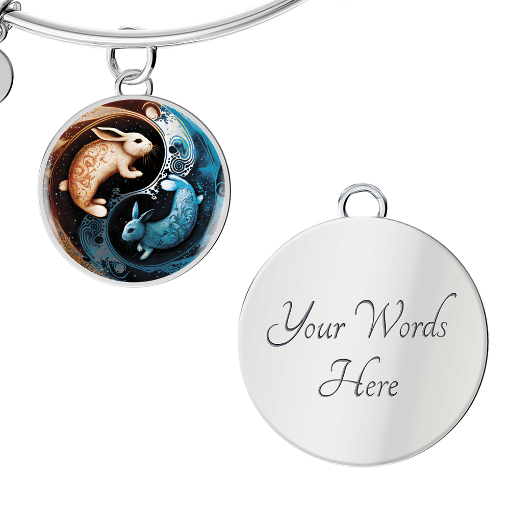 Yin Yang Rabbit Bracelet