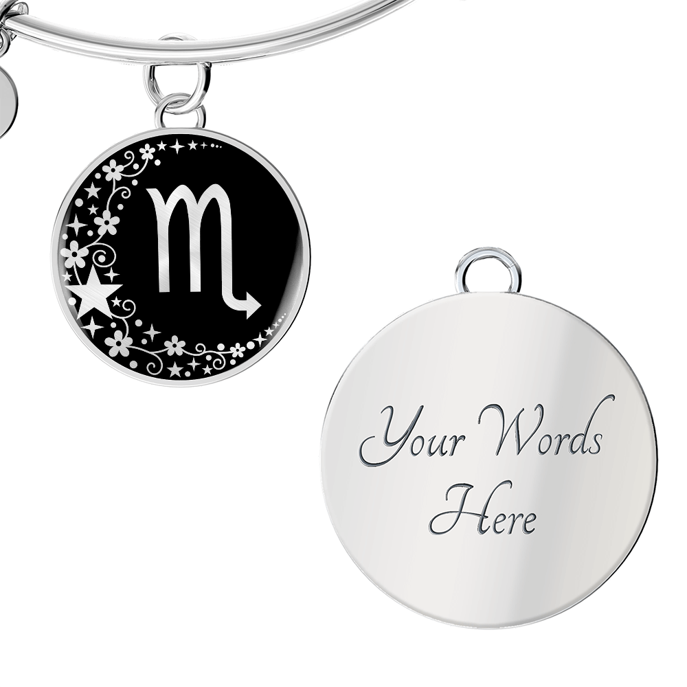 Scorpio Zodiac Pendant Bracelet