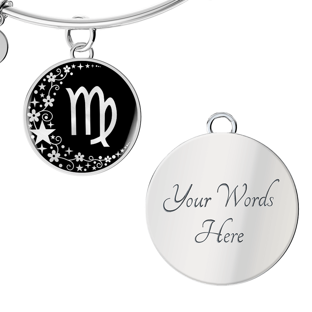 Virgo Zodiac Pendant Bracelet