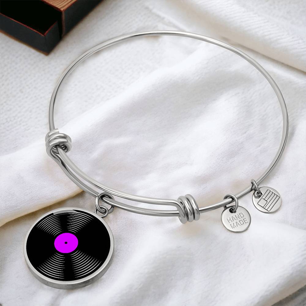 Custom Vinyl Record Bracelet