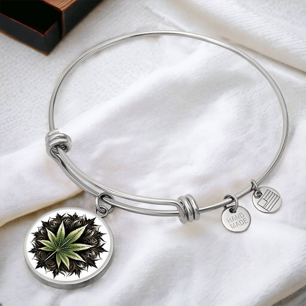 Marijuana Leaf Bracelet