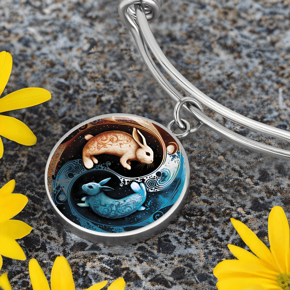 Yin Yang Rabbit Bracelet