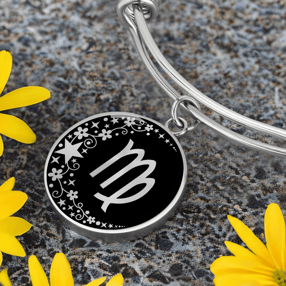 Virgo Zodiac Pendant Bracelet