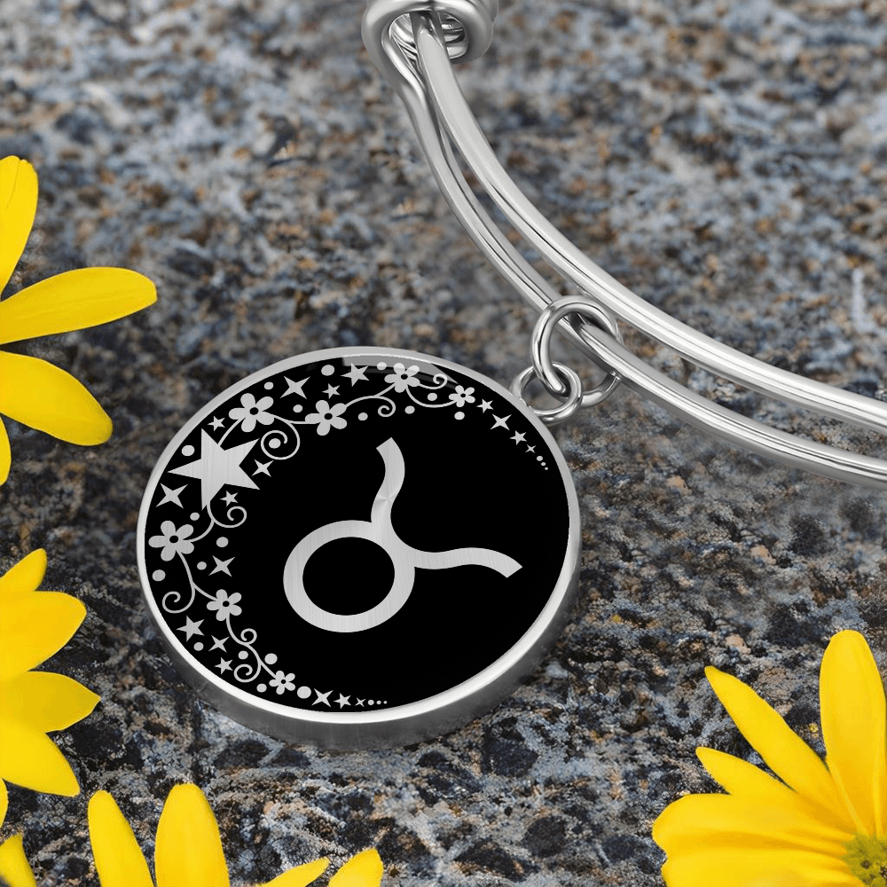 Taurus Zodiac Pendant Bracelet