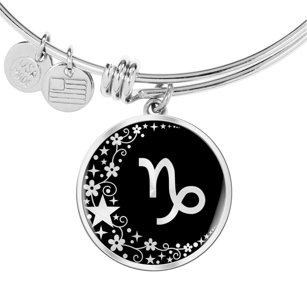 Capricorn Zodiac Pendant Bracelet