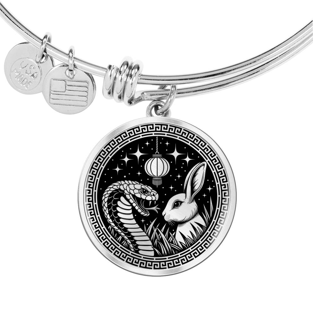 Year of The Rabbit and Snake Bracelet