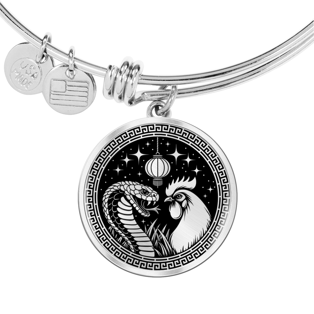 Year of The Rooster and Snake Bracelet