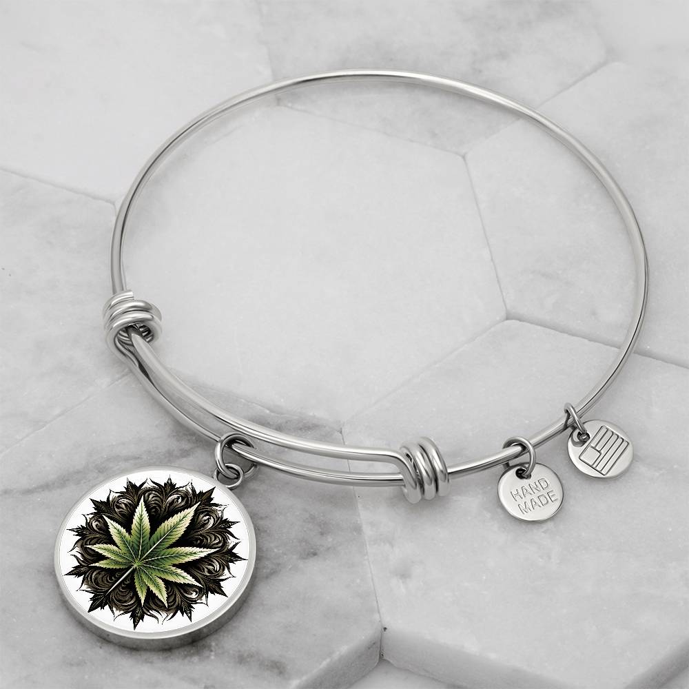 Marijuana Leaf Bracelet