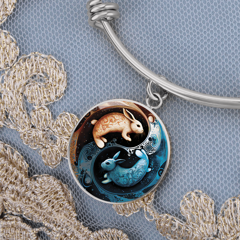 Yin Yang Rabbit Bracelet