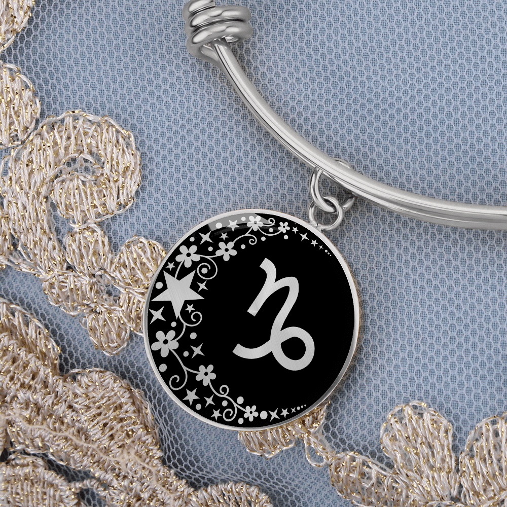 Capricorn Zodiac Pendant Bracelet
