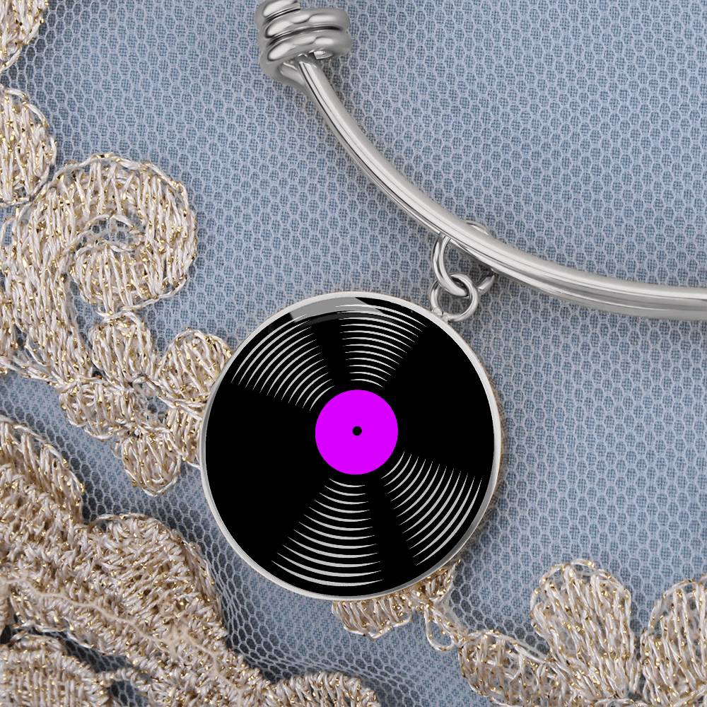 Custom Vinyl Record Bracelet