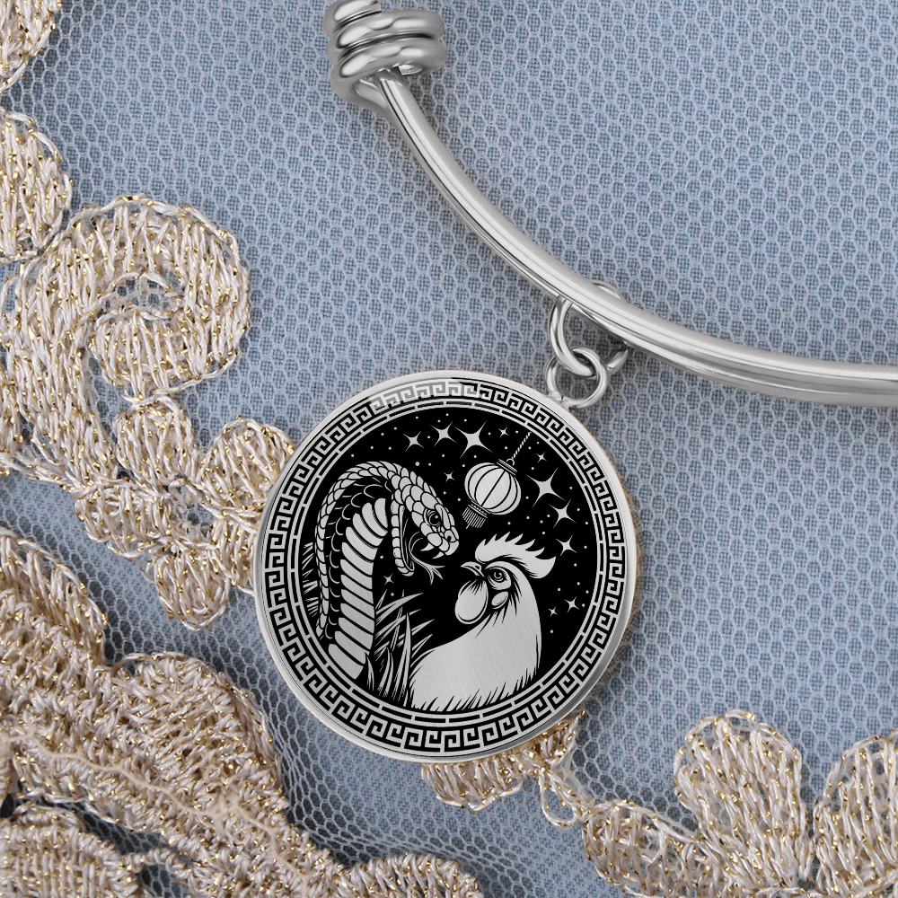 Year of The Rooster and Snake Bracelet