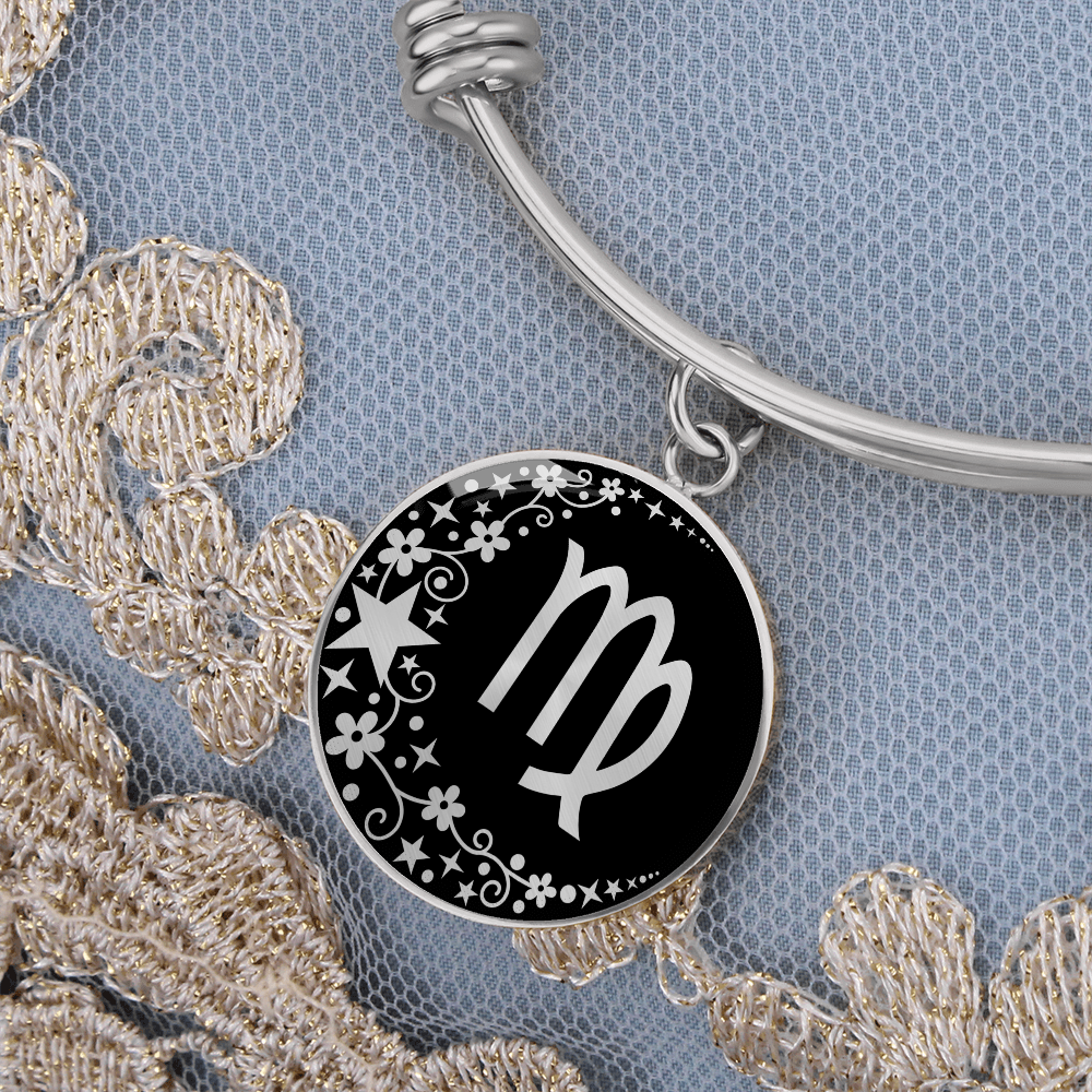 Virgo Zodiac Pendant Bracelet
