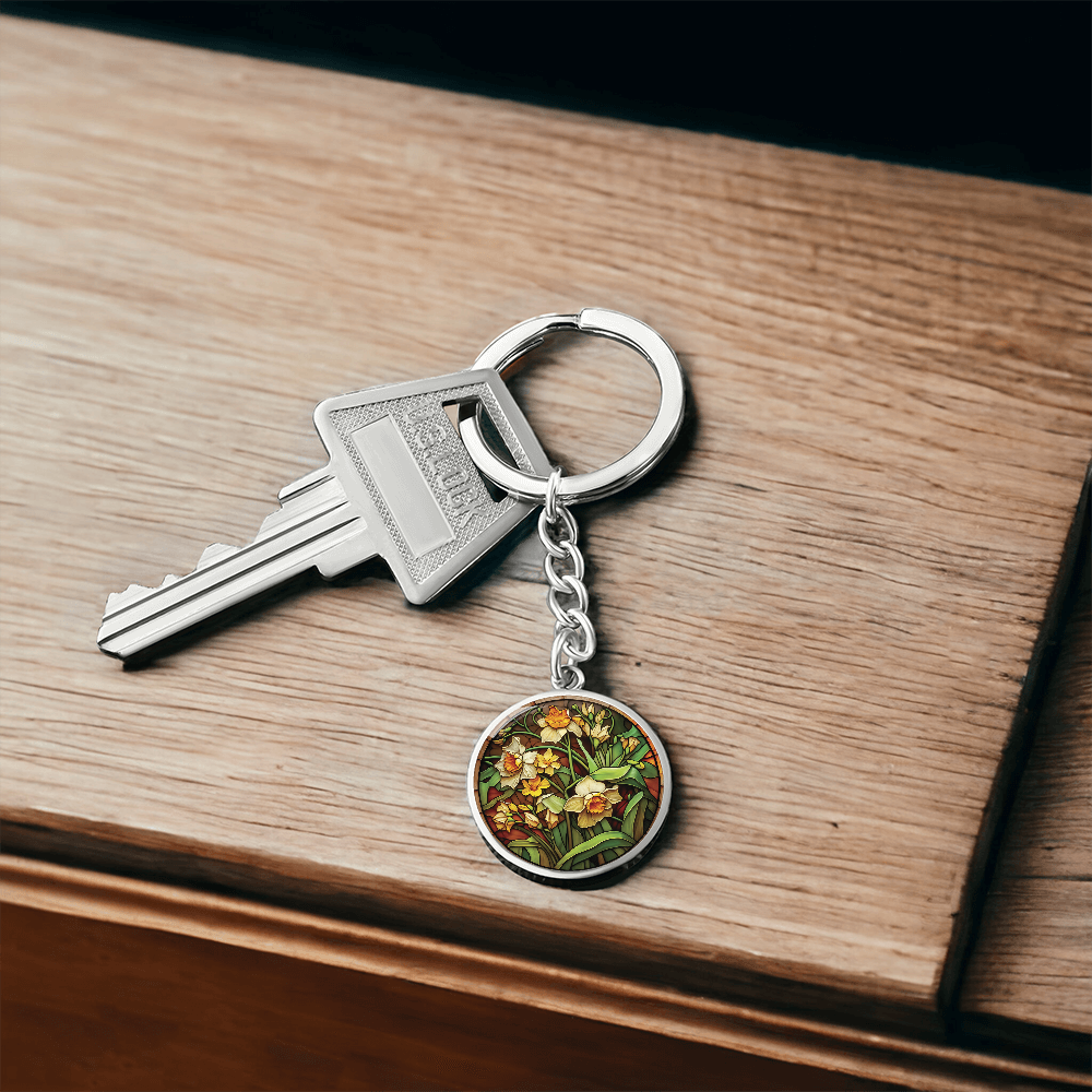 Daffodil Keychain