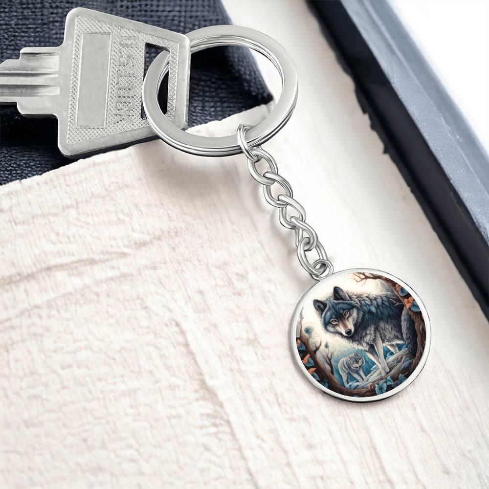 Wolf Keychain