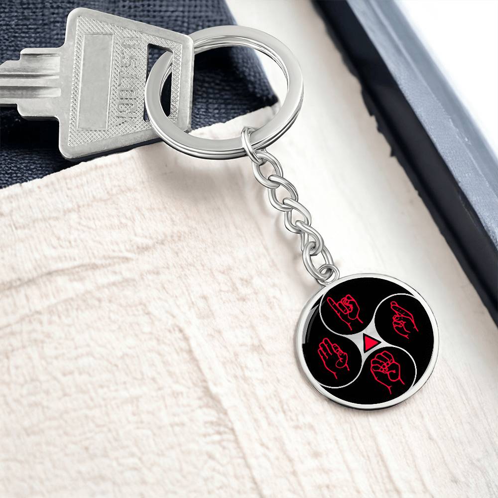 Alchemy Fire Keychain