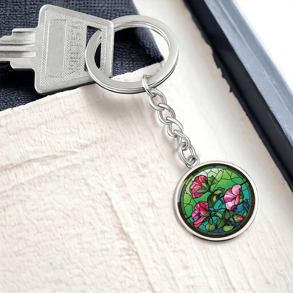 Sweet Pea Keychain