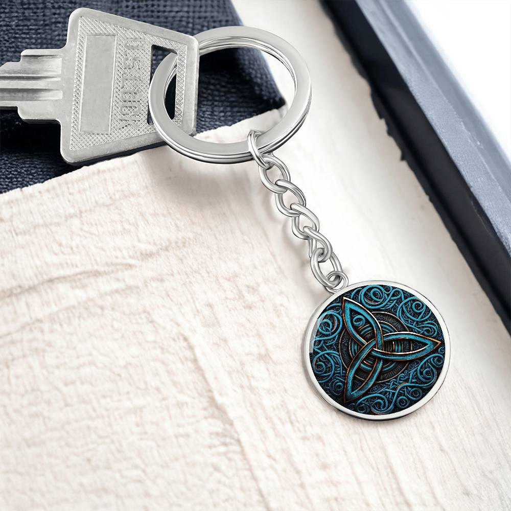 Celtic Triquetra Keychain