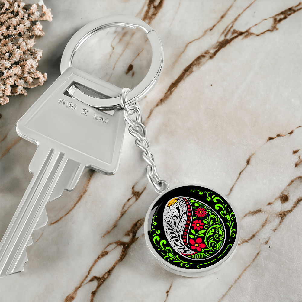 Easter Egg Keychain Red