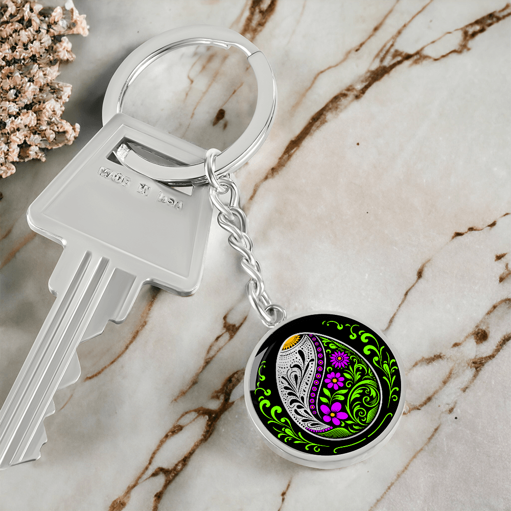 Easter Egg Keychain Purple