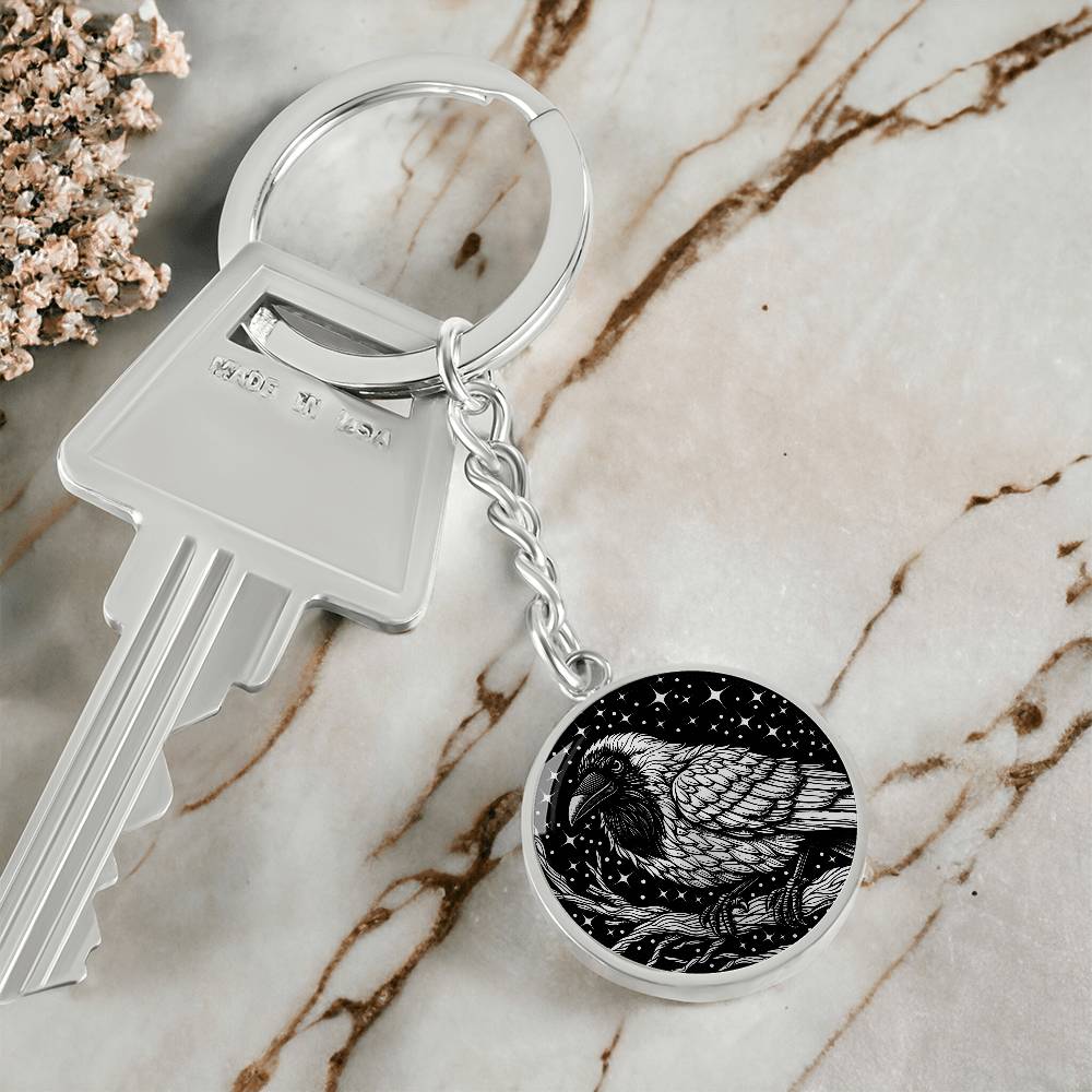 Crow Keychain