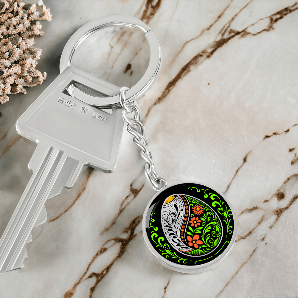 Easter Egg Keychain Orange