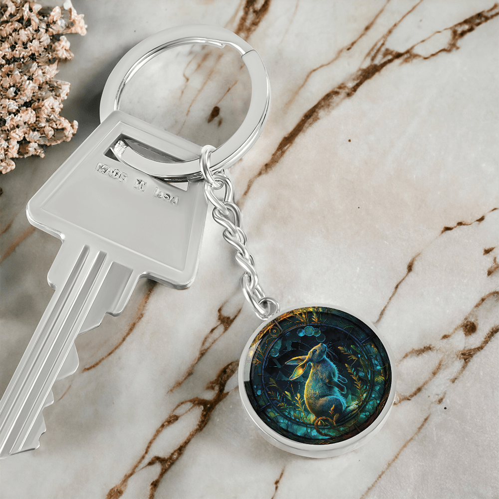 Water Rabbit Keychain