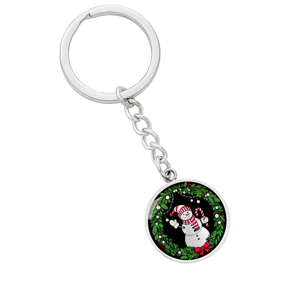 Snowman Keychain