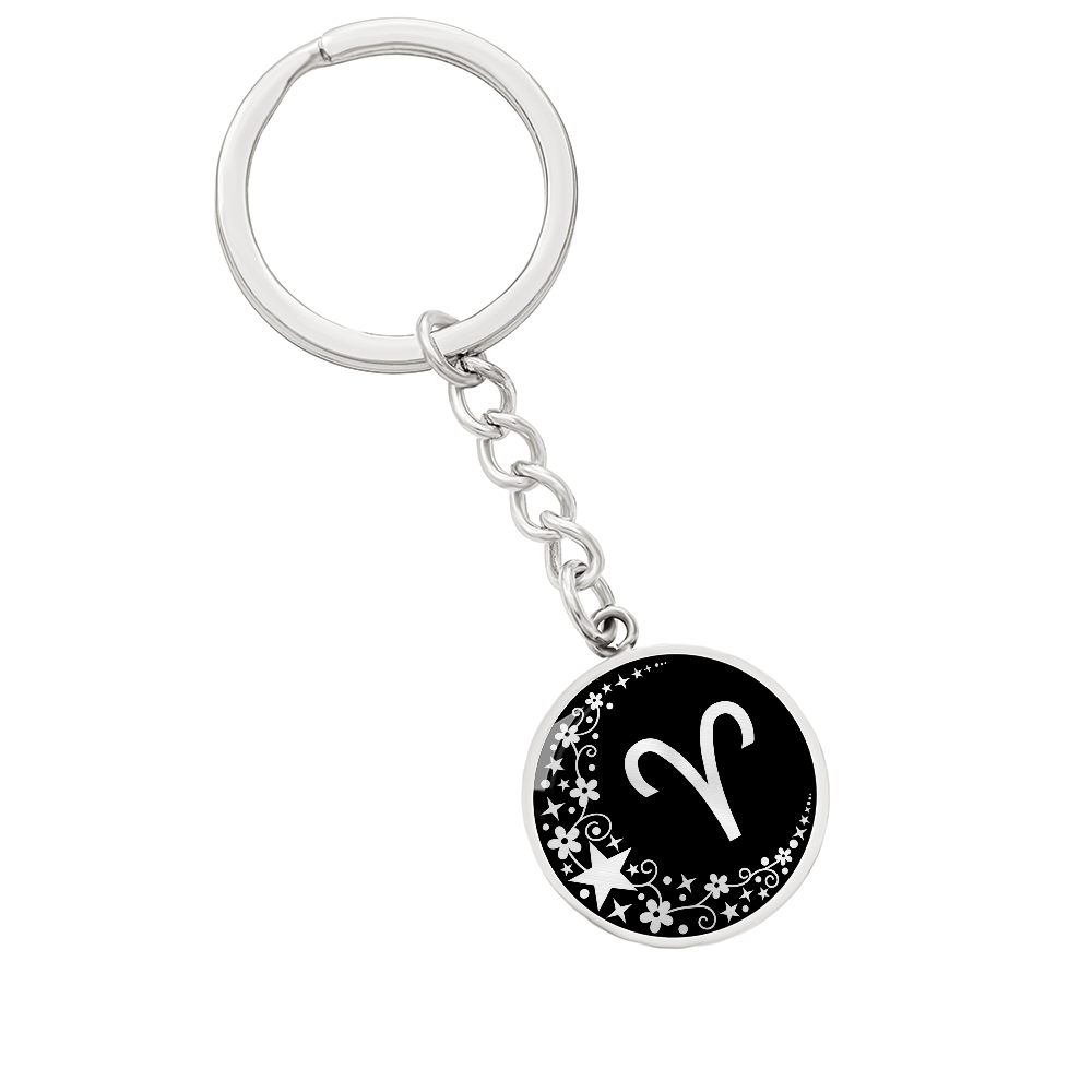 Aries Zodiac Keychain