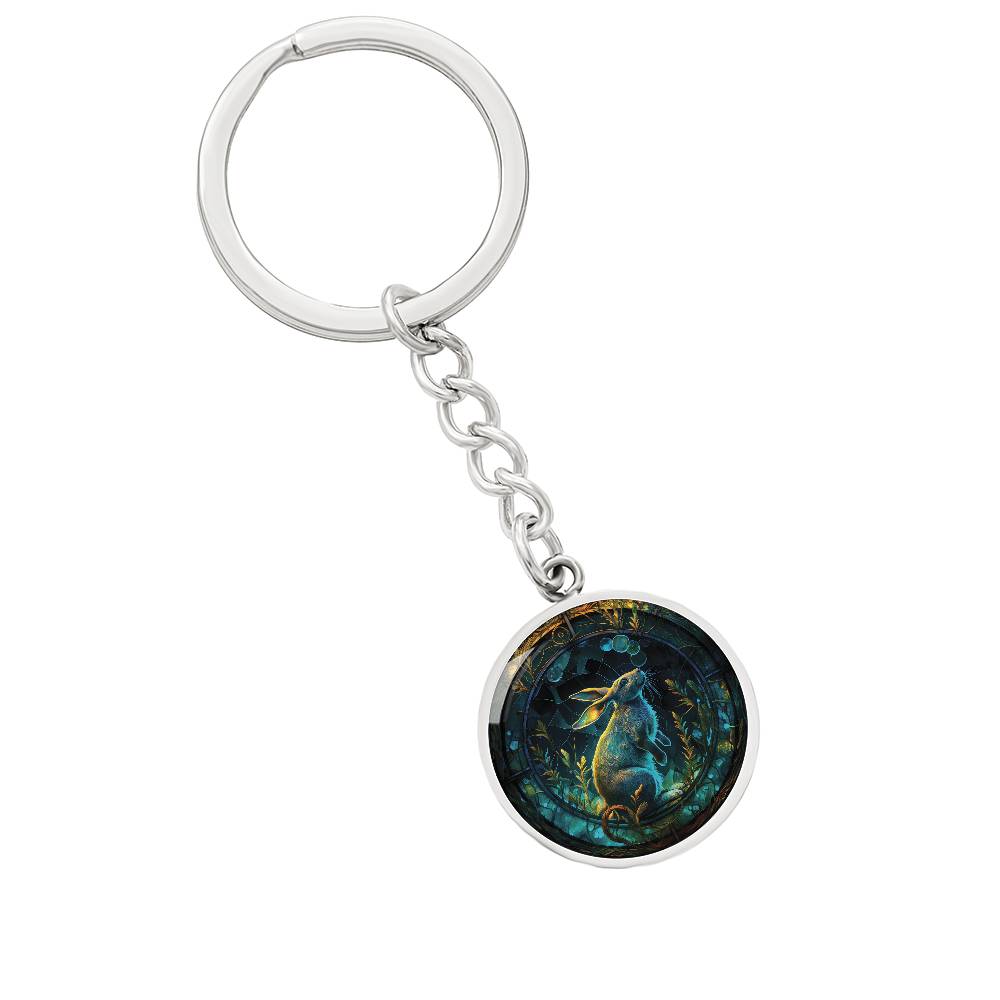 Water Rabbit Keychain
