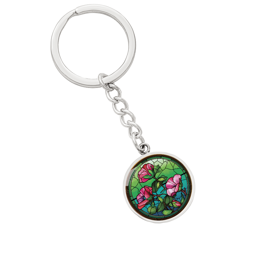 Sweet Pea Keychain