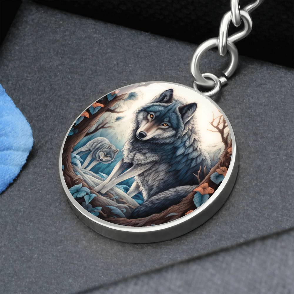 Wolf Keychain