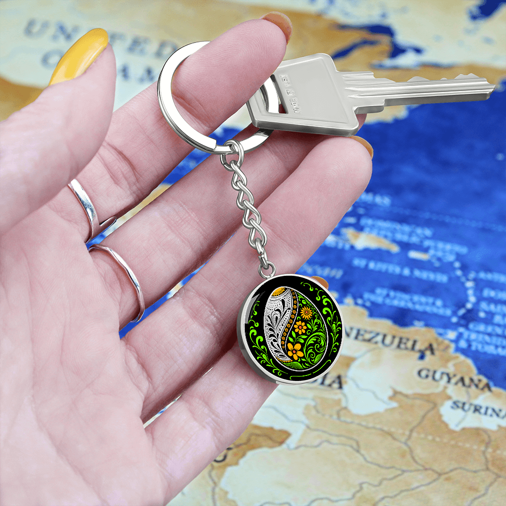 Easter Egg Keychain Yellow